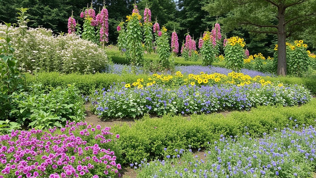 pollinator friendly garden layout