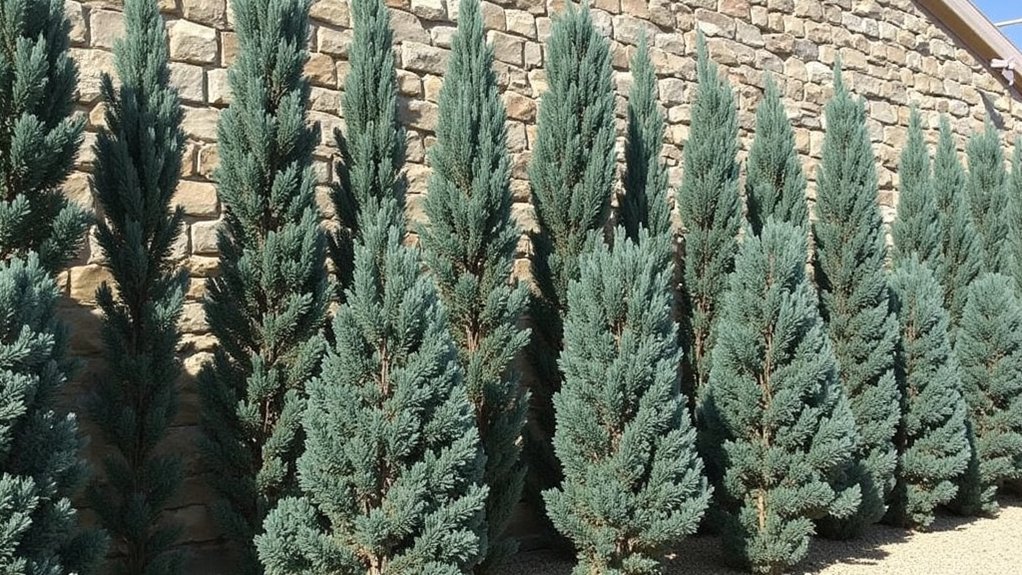 privacy with versatile junipers