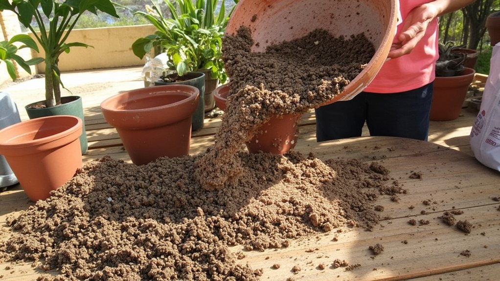 proper soil and potting