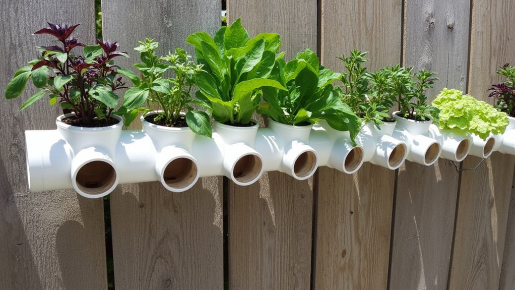 pvc pipe vertical gardening