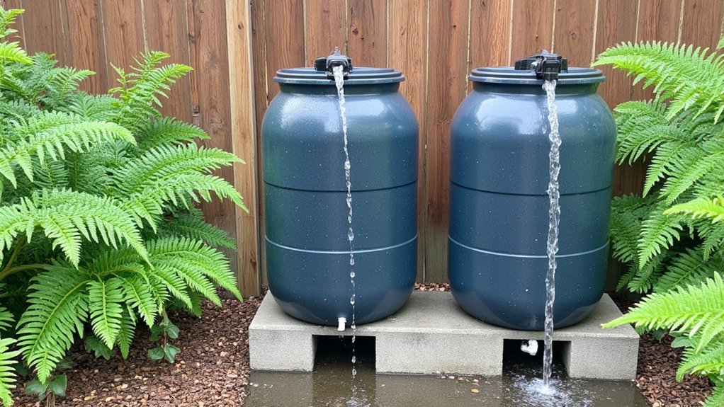 rain barrel drainage solutions