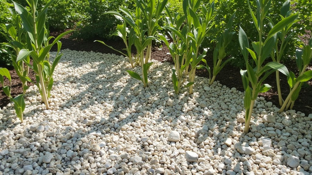 reflective ground cover installation