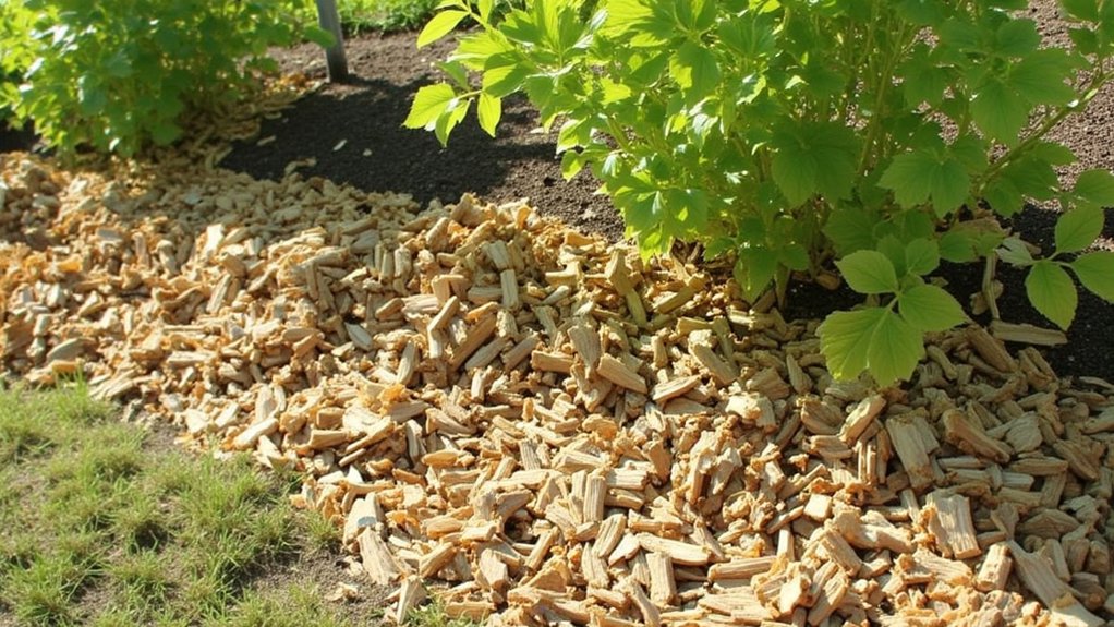 regularly apply organic mulch