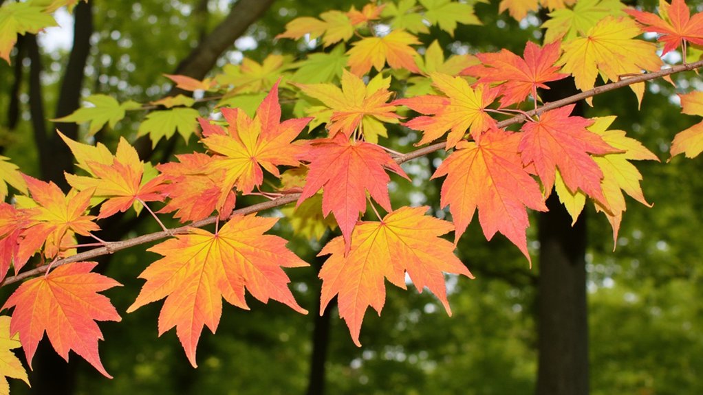 seasonal foliage color transformations