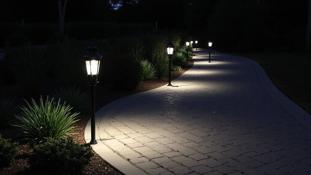 simple garden path lighting