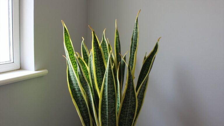 snake plants and air purification