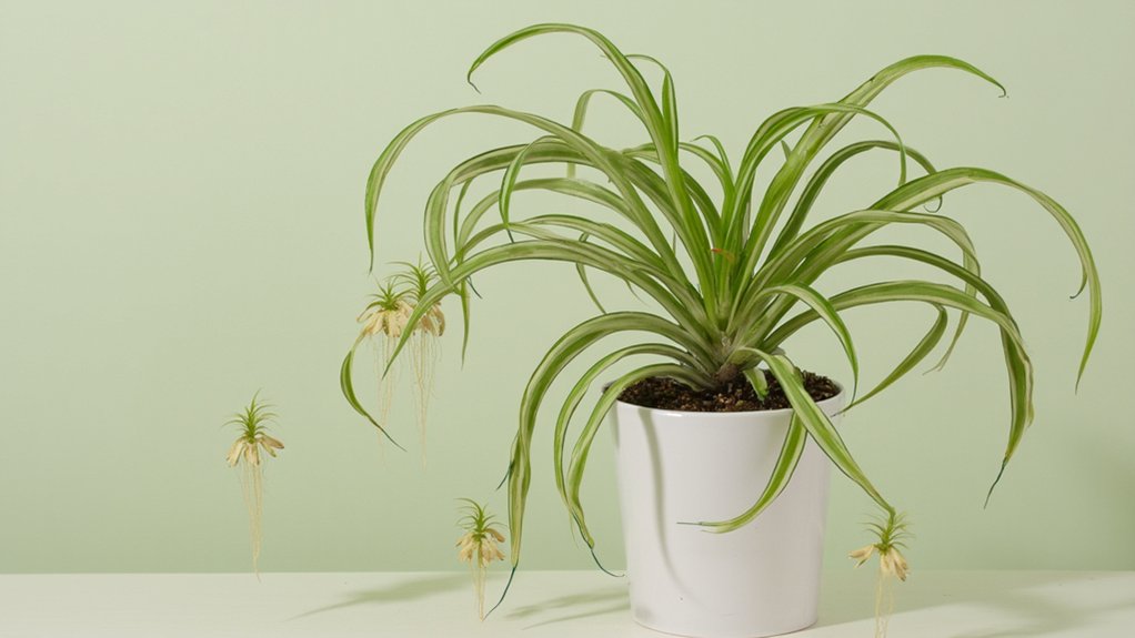 stolon based spider plant reproduction