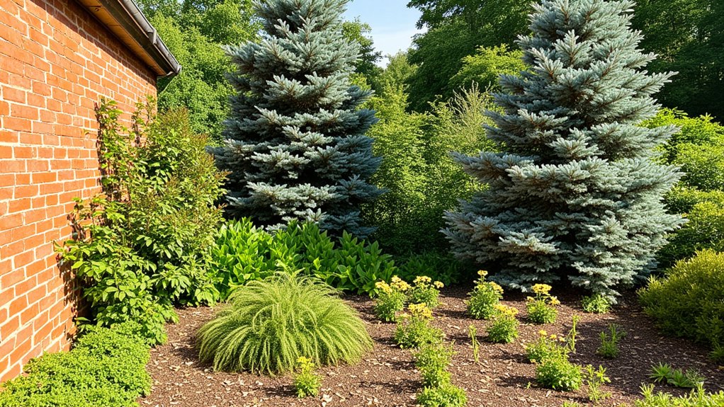 strategic garden plant positioning
