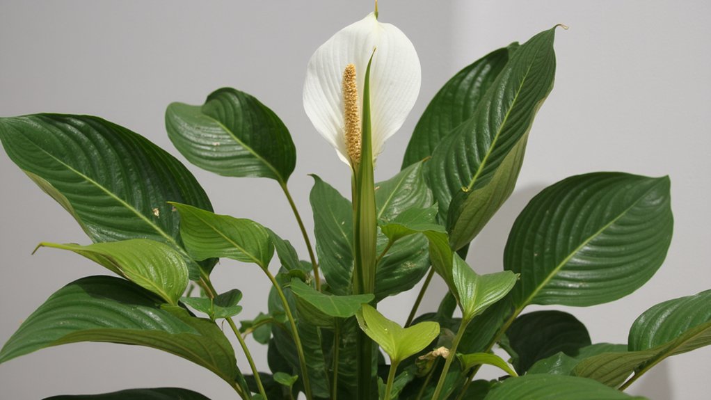 stressed peace lily indicators