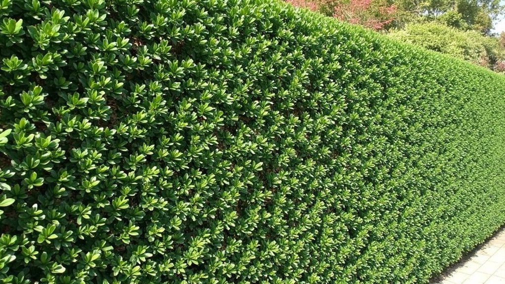 sturdy privacy hedge solution