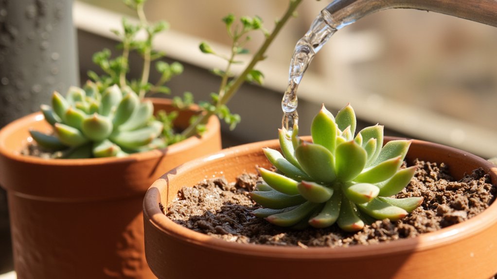 thorough infrequent watering schedule