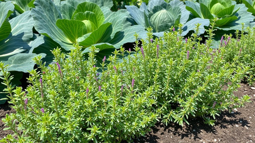 thyme repels pests effectively