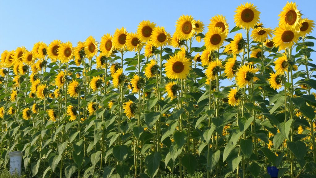 towering sunflowers for summer