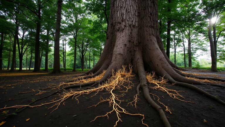 trees communicating in forests