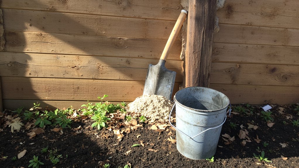 using wood ash compost