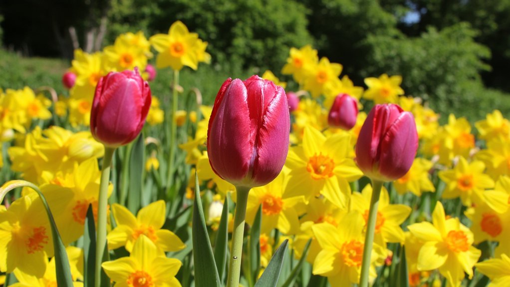 vibrant garden flower pairings