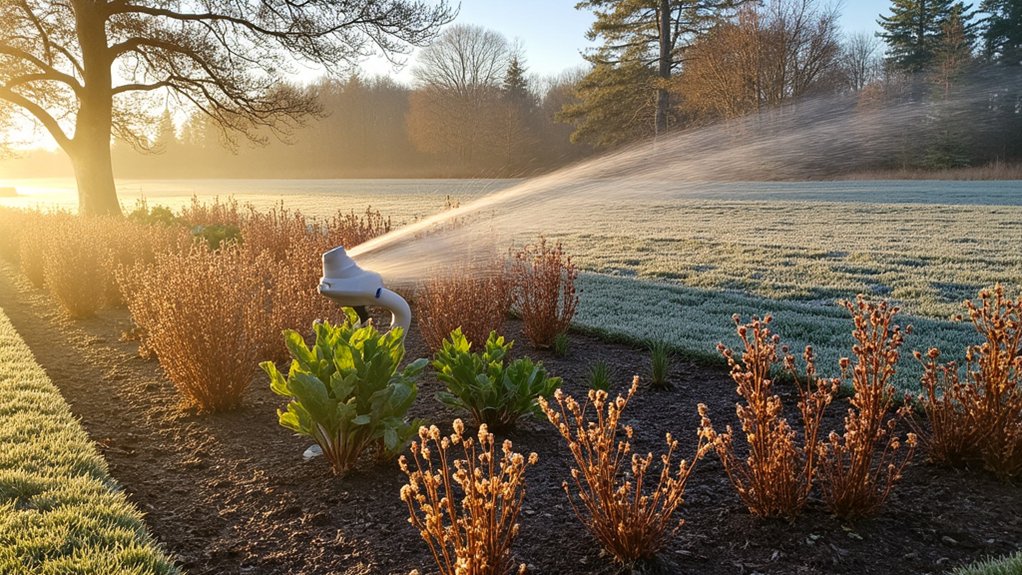 water deeply before frost