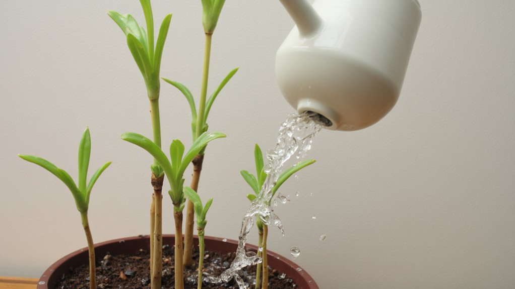 water soil not stems