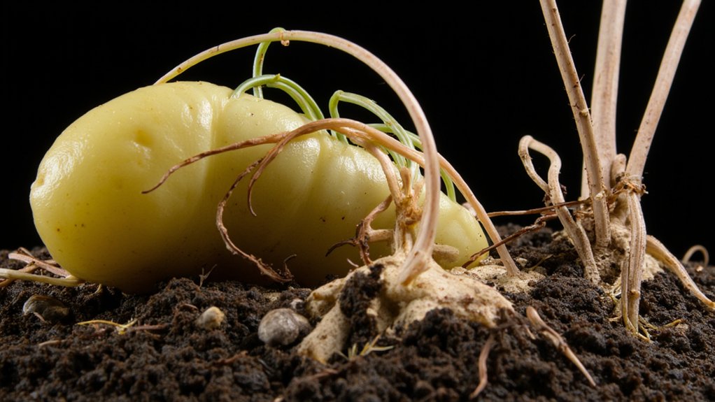 water storage rhizome system