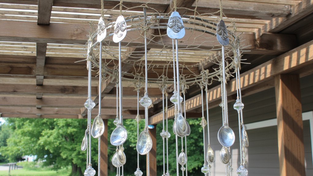 whimsical garden wind chimes
