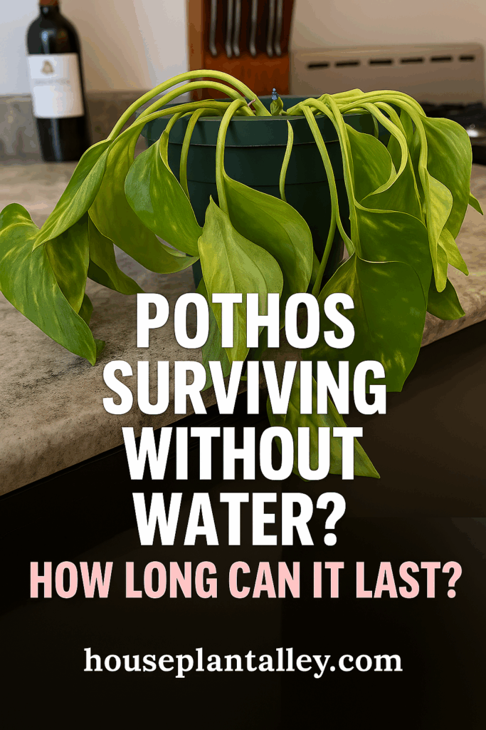 0037a Pothos Surviving Without Water How Long It Can Last
