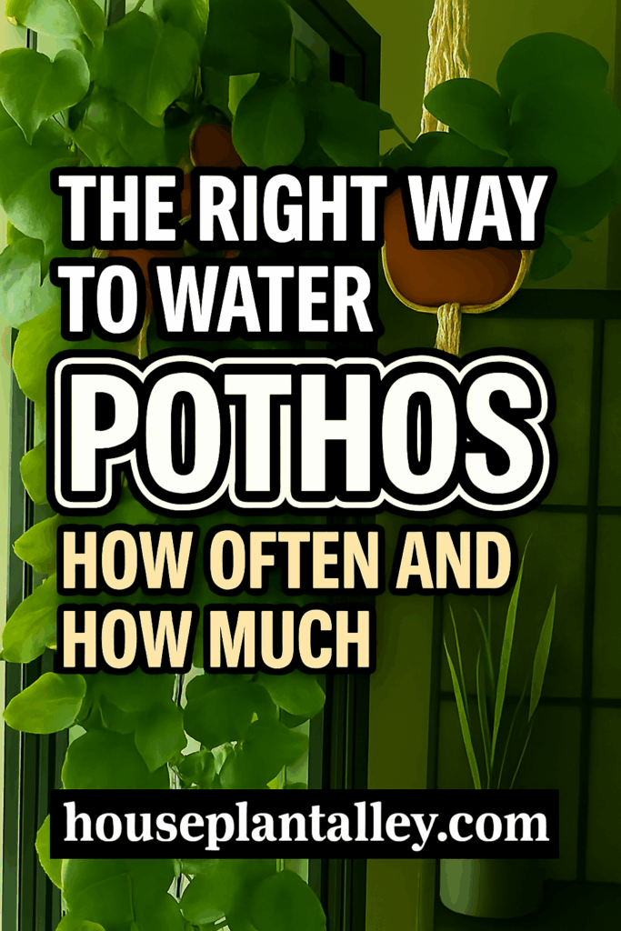 0043 Pothos Watering How Often How Much It Needs
