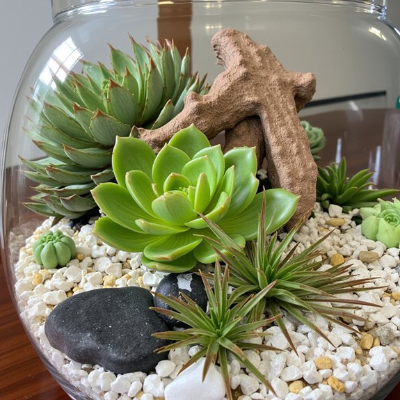 aesthetic rock layering technique