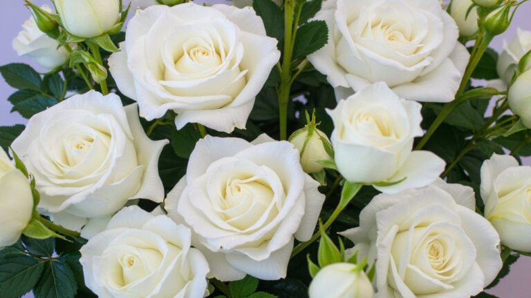 beautiful white rose types