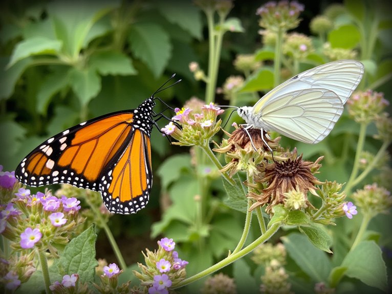 beneficial butterflies versus harmful