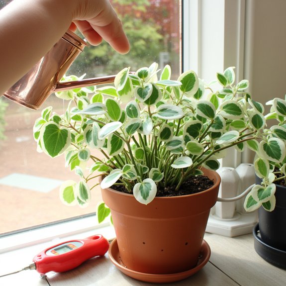 bottom watering for peperomia