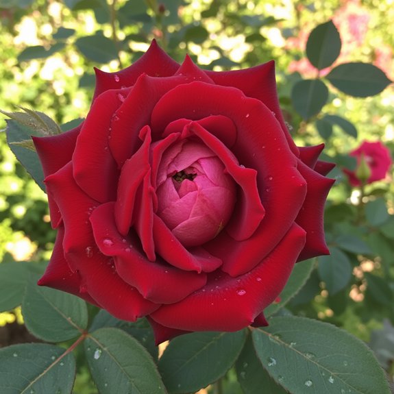 classic red rose care