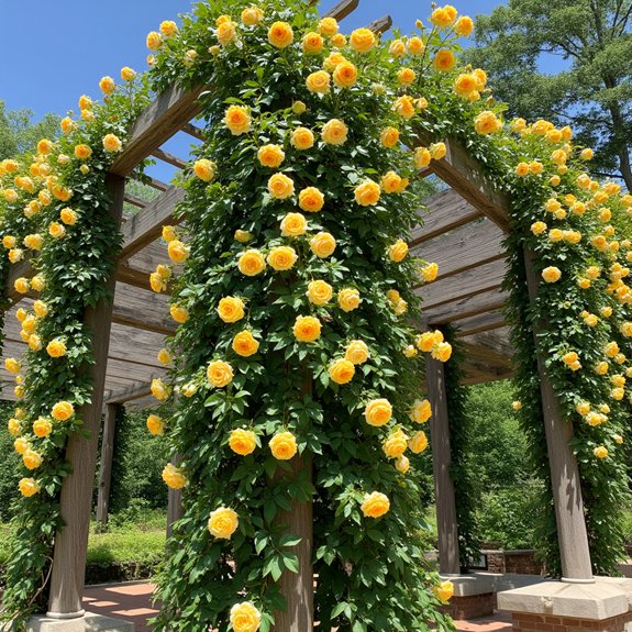 climbing yellow rose varieties