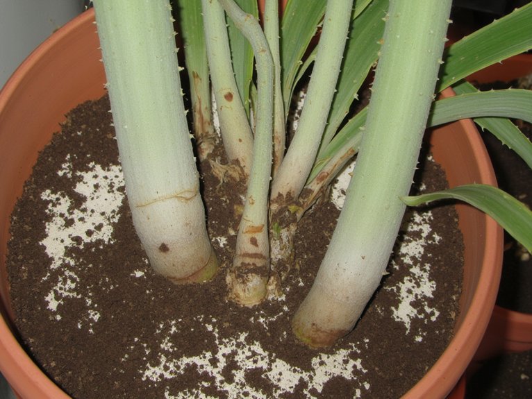 coffee grounds harm aloe