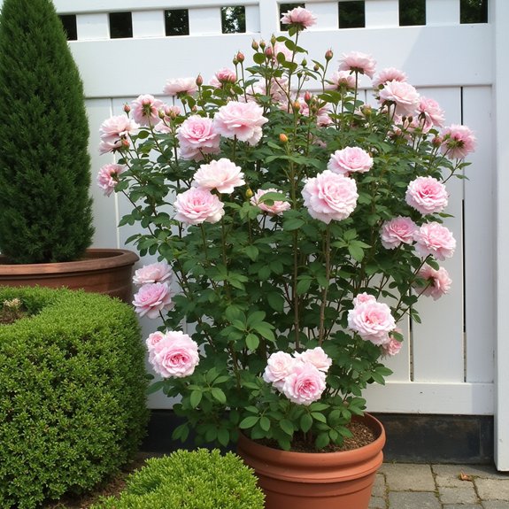 compact pink rose varieties