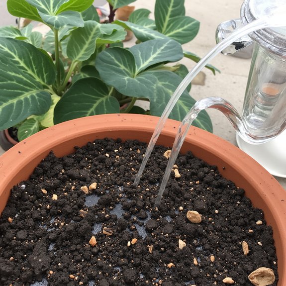 consistent moisture well draining soil