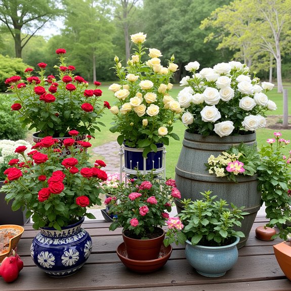 container friendly rose varieties