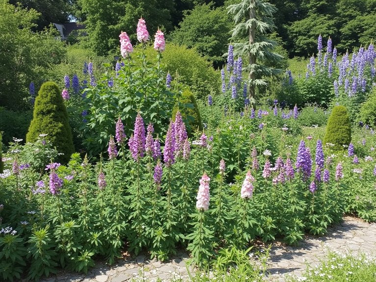 cottage garden plant layering
