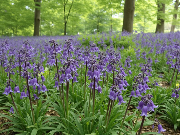 cultivating vibrant bluebell flowers