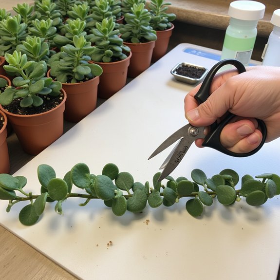 cutting propagation for succulents
