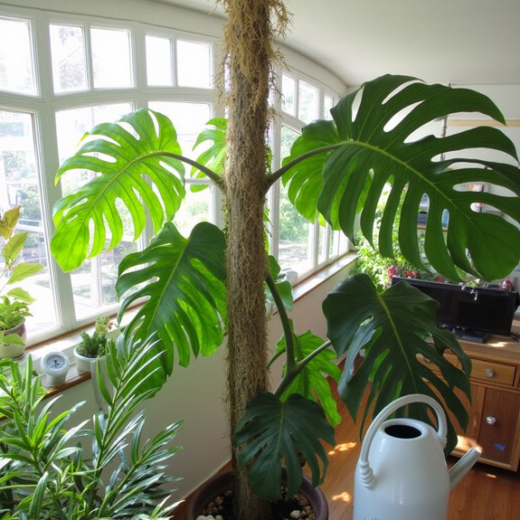 encourage monstera leaf fenestration
