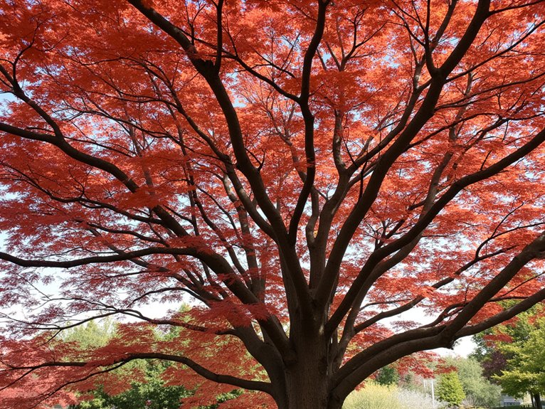 exquisite hardwood trees garden