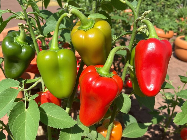 harvest container peppers correctly