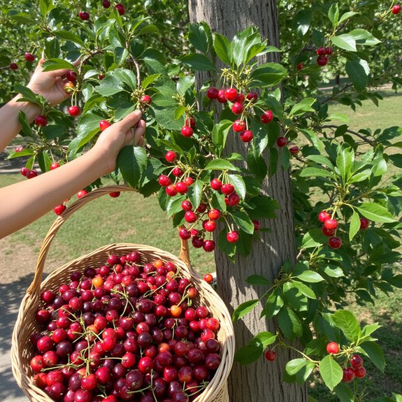 harvest preserve enjoy cherries