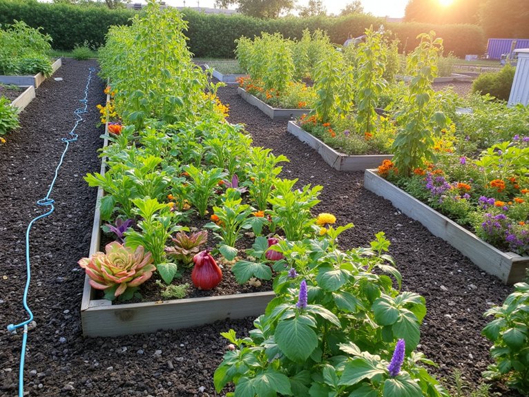 healthy organic garden maintenance