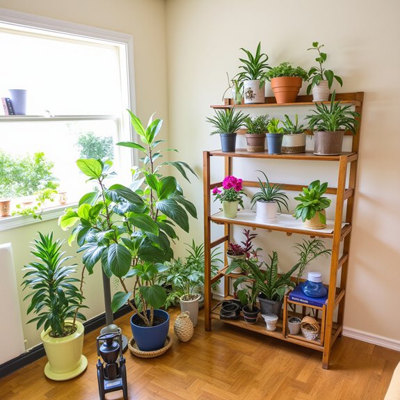 humidity optimized plant grouping