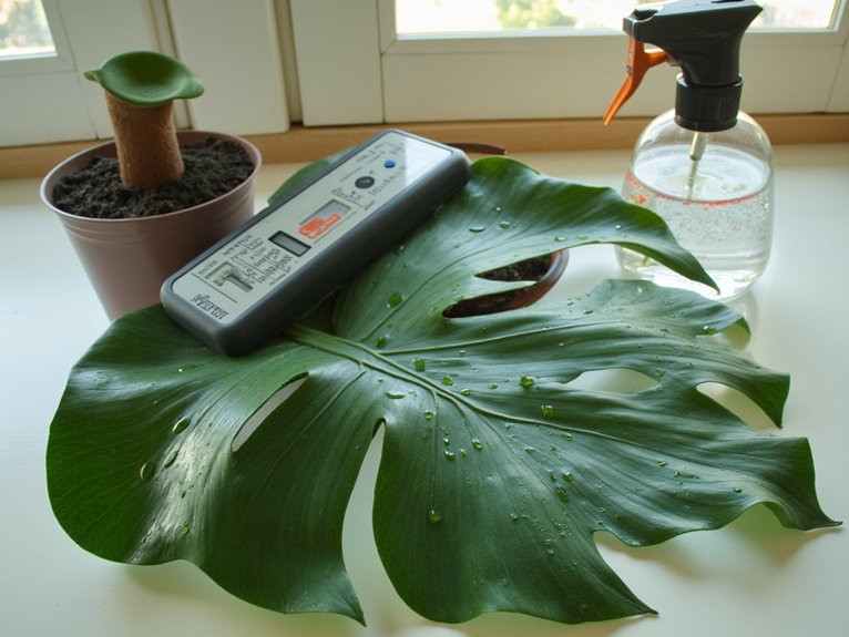 ideal moisture for monstera