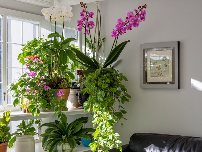 indoor flowering plants collection