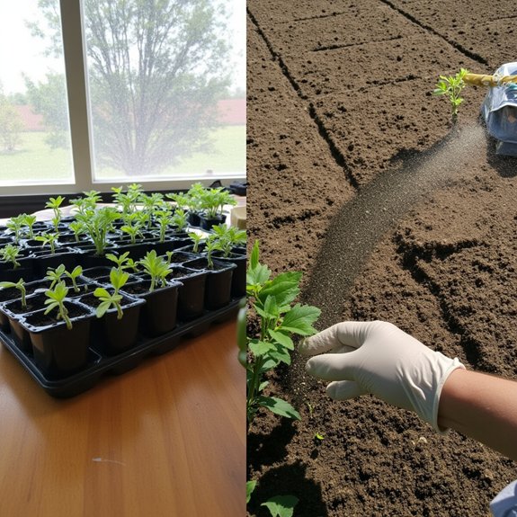 indoor vs outdoor sowing