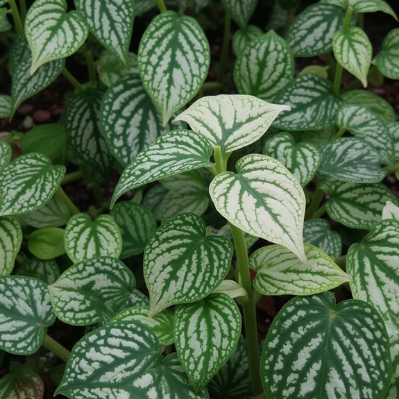 induced mutations create variegation