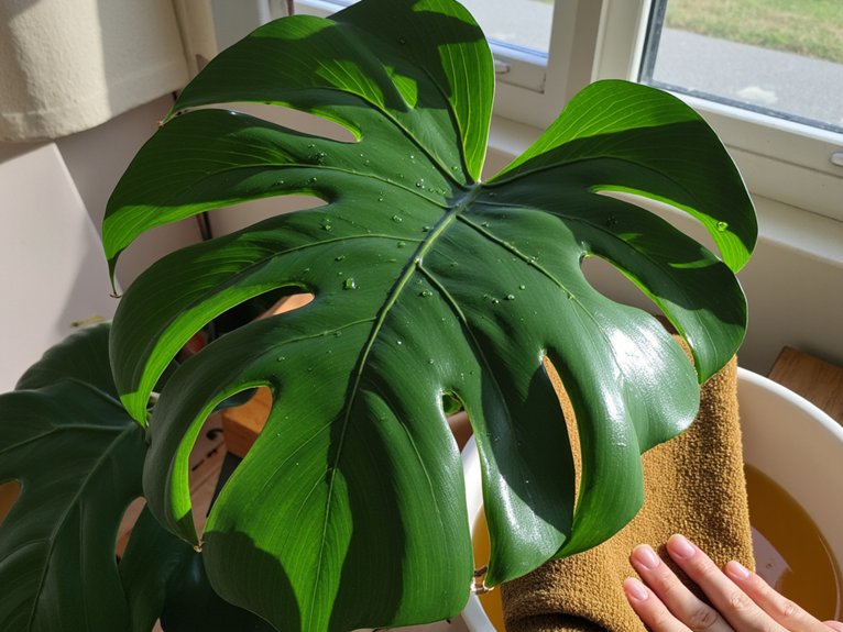leaf cleaning techniques vary